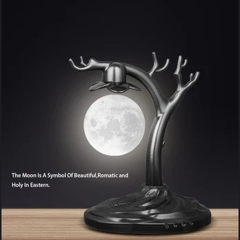 Magnetic Suspend Rotation 3D Print Moon Lamp Touch Led Night Light Decor Wireless Bluetooth Connect Audio Creative Gift Candle
Magnetic Suspend Rotation 3D Print Moon Lamp Touch Led Night Light Decor Wireless Bluetooth Connect Audio Creative Gift Candle