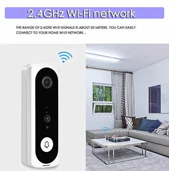 V20 Visual Ring Intercom WiFi Video 1080P HD Doorbell Camera with Night vision IP Camera Doorbells timbre inalambrico exterior
V20 Visual Ring Intercom WiFi Video 1080P HD Doorbell Camera with Night vision IP Camera Doorbells timbre inalambrico exterior