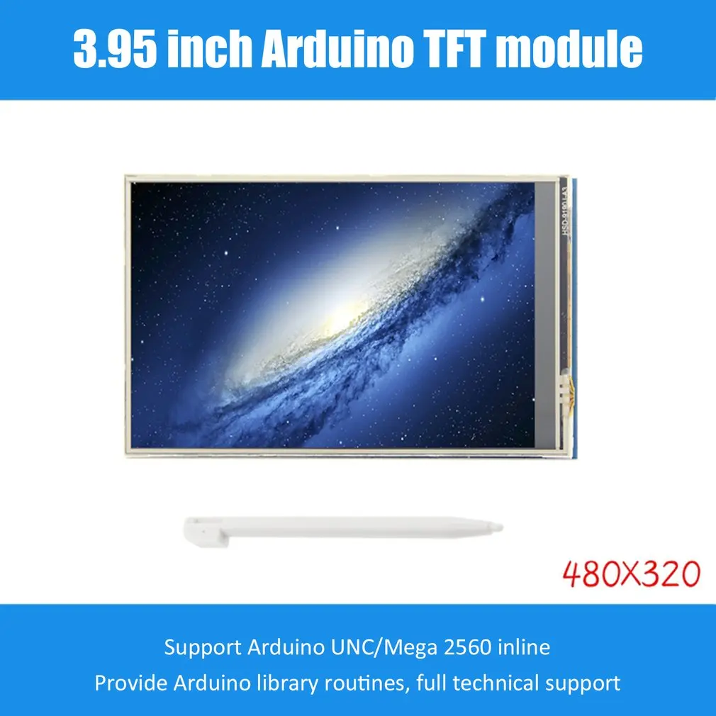 3.95 inch TFT LCD Display Touch Screen 480X320 CH340G Mega 2560 R3 Board for Arduino Replacement Screen
3.95 inch TFT LCD Display Touch Screen 480X320 CH340G Mega 2560 R3 Board for Arduino Replacement Screen