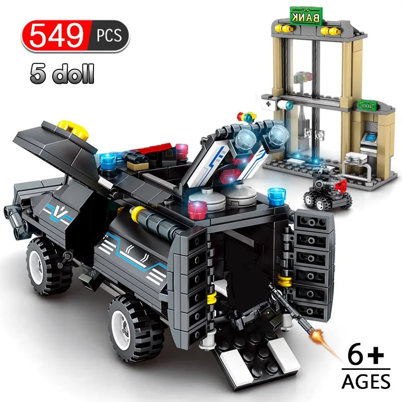 549pcs Swat Police Clearing Armored Vehicle Building Blocks Compatible Legoinglys City Truck Car Bricks Toys For Children
549pcs Swat Police Clearing Armored Vehicle Building Blocks Compatible Legoinglys City Truck Car Bricks Toys For Children