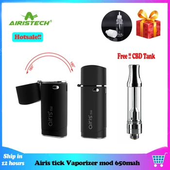 Original AIRISTECH airis tick Vaporizer mod 650mah battery Vape mod 11mm CBD oil cartridge e cigarette Voltage Control Vape Pen 
Original AIRISTECH airis tick Vaporizer mod 650mah battery Vape mod 11mm CBD oil cartridge e cigarette Voltage Control Vape Pen