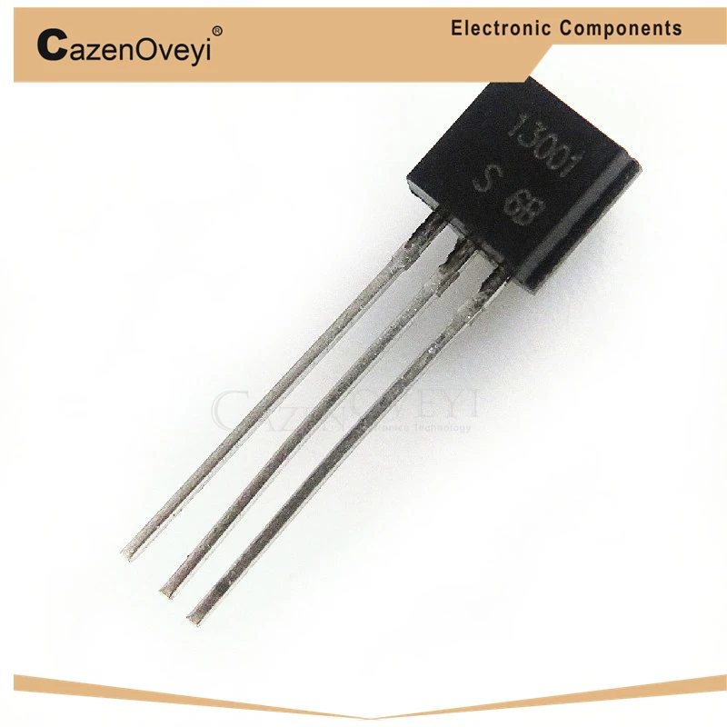 100pcs/lot MJE13001 TO-92 13001 TO92 E13001 new original In Stock | Электронные компоненты и принадлежности