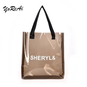 YoReAi Personality PVC Material Ladies Handbag Large Capacity Transparent Shoulder Bag Solid Color Fashion Trend Portable Tote
YoReAi Personality PVC Material Ladies Handbag Large Capacity Transparent Shoulder Bag Solid Color Fashion Trend Portable Tote