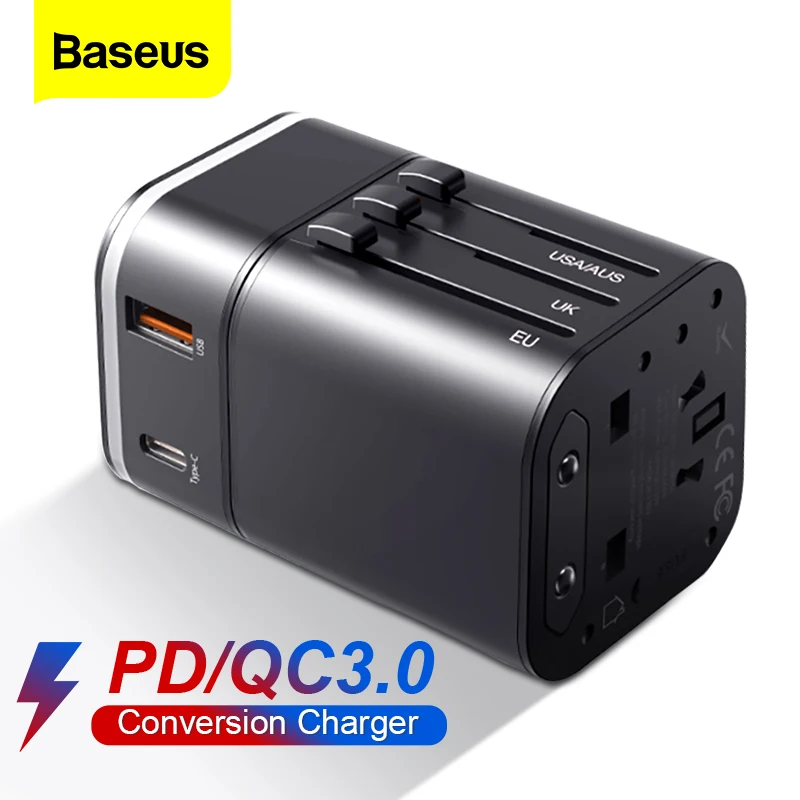 Baseus USB International Charger For Xiaomi Huawei Samsung Hair Dryer Universal EU US UK AU Plug All in One Travel Wall Adapter
Baseus USB International Charger For Xiaomi Huawei Samsung Hair Dryer Universal EU US UK AU Plug All in One Travel Wall Adapter