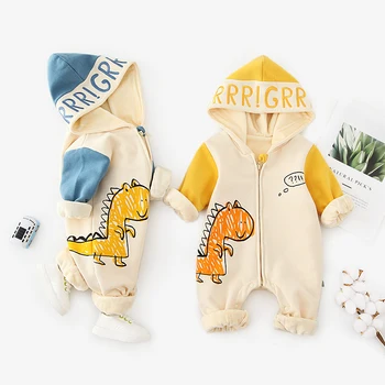 3M-12M Twins Baby Cotton Rompers Funny Dinosaur Print Hooded Clothes Newborn Infant Casual Outfits Long Sleeve Romper
3M-12M Twins Baby Cotton Rompers Funny Dinosaur Print Hooded Clothes Newborn Infant Casual Outfits Long Sleeve Romper
