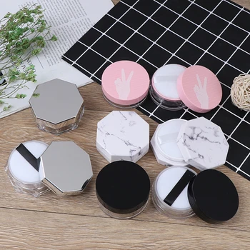 11types Portable Plastic Powder Box Handheld Empty Loose Powder Pot With Sieve Puff Cosmetic Travel Makeup Jar Sifter Container
11types Portable Plastic Powder Box Handheld Empty Loose Powder Pot With Sieve Puff Cosmetic Travel Makeup Jar Sifter Container