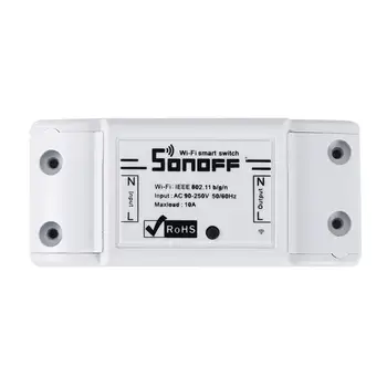 Sonoff DIY WiFi Smart Light Switch via eWeLink Domotica Module Remote Controller Works with Alexa Google Home Smart Automation
Sonoff DIY WiFi Smart Light Switch via eWeLink Domotica Module Remote Controller Works with Alexa Google Home Smart Automation