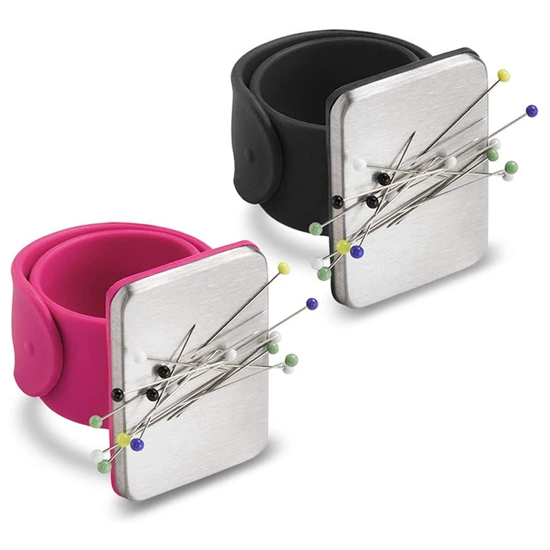 2Pcs netic Wrist Sewing Pincushion, Pin Cushion Holder Sewing, Silicone Wrist Strap Bracelet(Rose Red and Black)
2Pcs netic Wrist Sewing Pincushion, Pin Cushion Holder Sewing, Silicone Wrist Strap Bracelet(Rose Red and Black)