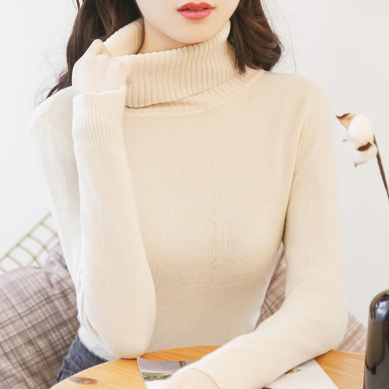 Women Sweater Autumn Winter Turtleneck Sweaters Women Knit Thermal Thicken Sweater Pullover Women Sueter Mujer Invierno Sweaters 
Women Sweater Autumn Winter Turtleneck Sweaters Women Knit Thermal Thicken Sweater Pullover Women Sueter Mujer Invierno Sweaters