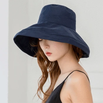 Hat female tide wild travel sun hat sunscreen big eaves cover face Japanese fisherman hat lady 
Hat female tide wild travel sun hat sunscreen big eaves cover face Japanese fisherman hat lady