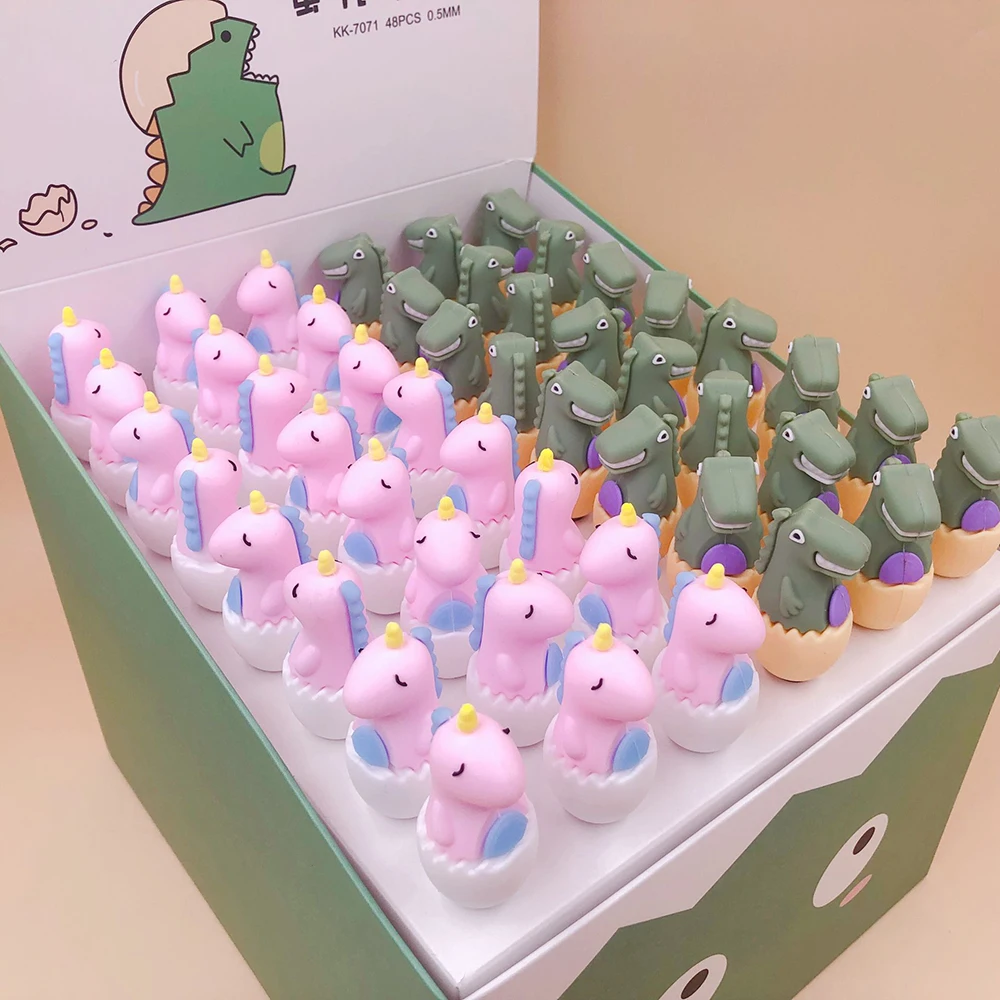 2 Pcs/lot Kawaii Little Dinosaur Eggshell Animals Gel Pen 0.5mm Black Ink Writing Signature Pen School Office Supply Stationery
2 Pcs/lot Kawaii Little Dinosaur Eggshell Animals Gel Pen 0.5mm Black Ink Writing Signature Pen School Office Supply Stationery