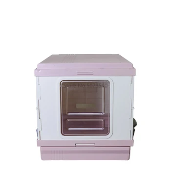 1Foldable portable cat litter basin fully enclosed spatter proof king toilet sandbox
1Foldable portable cat litter basin fully enclosed spatter proof king toilet sandbox
