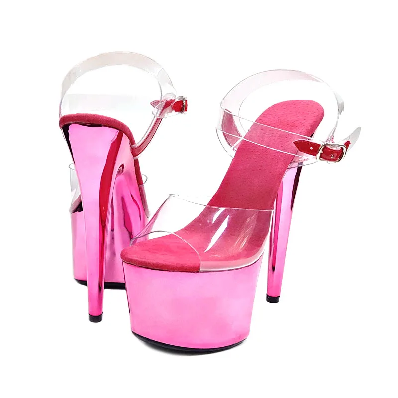 Leecabe New Shinny Pink Women's Platform Sandals Pole Dancing Shoes 7 Inch High Heels Shoes Nightclub Dance Shoes
Leecabe New Shinny Pink Women's Platform Sandals Pole Dancing Shoes 7 Inch High Heels Shoes Nightclub Dance Shoes