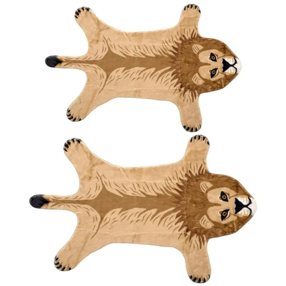 Imitation Tiger Simulation Lion Carpet Non-slip Suede Animal Printing Mats Children's Room Home Decoration Pet Mat
Imitation Tiger Simulation Lion Carpet Non-slip Suede Animal Printing Mats Children's Room Home Decoration Pet Mat