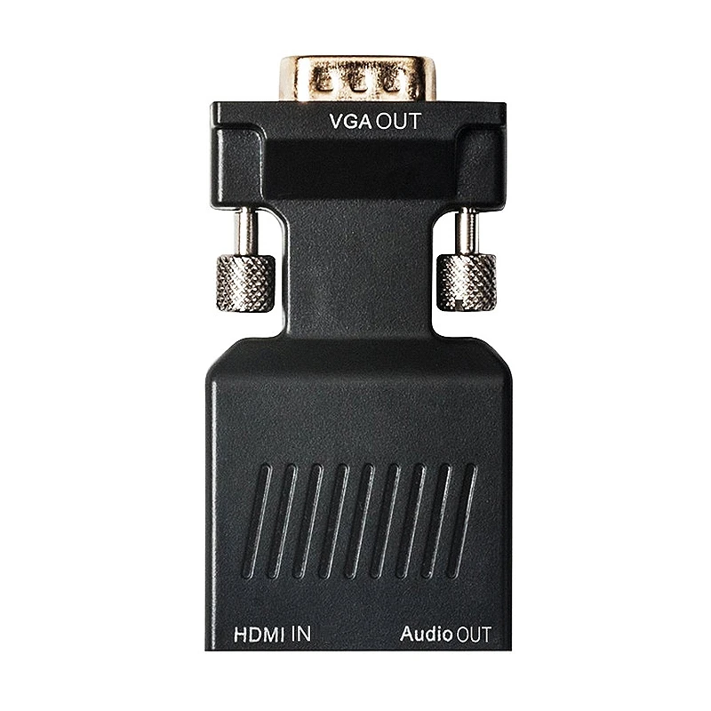 HDMI Female to VGA Male Converter with Audio Adapter SUpport 1080P Signal Output
HDMI Female to VGA Male Converter with Audio Adapter SUpport 1080P Signal Output