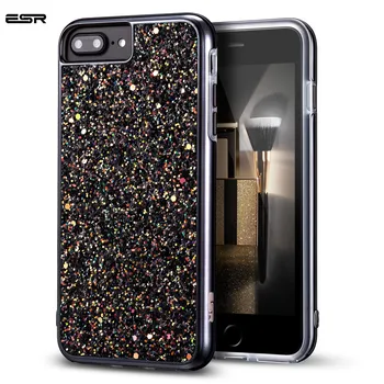 ESR Case for iPhone 8/7 PC Surface TPU Inner Shock Absorbent Cover Luxury Shinning Protective Bumper Bling Glitter Case
ESR Case for iPhone 8/7 PC Surface TPU Inner Shock Absorbent Cover Luxury Shinning Protective Bumper Bling Glitter Case