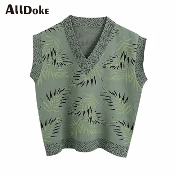 ALLDOKE vintage floral women tank tops summer v neck sleeveless knitted tops femme casual slim green ladies tank tops mujer
ALLDOKE vintage floral women tank tops summer v neck sleeveless knitted tops femme casual slim green ladies tank tops mujer
