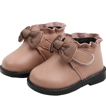 2019 Winter Baby Girls Lace Bow Boots Toddler Girls Crystal Bow-knot Leather Shoes Little Girls Soft Ankle Boots Plush Kid Shoes
2019 Winter Baby Girls Lace Bow Boots Toddler Girls Crystal Bow-knot Leather Shoes Little Girls Soft Ankle Boots Plush Kid Shoes