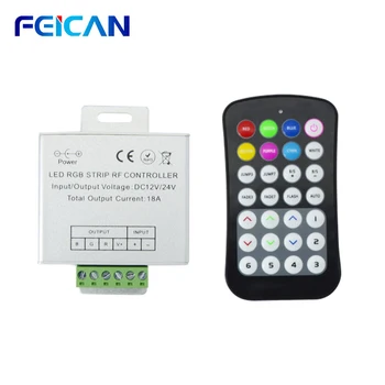 RGB Controller Wireless LED Controller DC12-24V 432W LED Strip Light 28Key RF Controller for LED Lights SMD5050 3528 LED Tape
RGB Controller Wireless LED Controller DC12-24V 432W LED Strip Light 28Key RF Controller for LED Lights SMD5050 3528 LED Tape