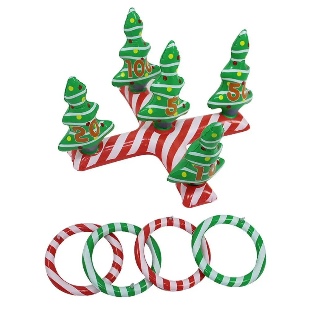 Children Tree Throwing Toys Ring Toss Game Inflatable Christmas Tree Toss Games Sense Training Toy With 4 Plastic Ring Toss
Children Tree Throwing Toys Ring Toss Game Inflatable Christmas Tree Toss Games Sense Training Toy With 4 Plastic Ring Toss