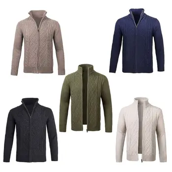 Men Winter Casual Turtleneck Sweater Solid Color Slim Fit Zip Up Knit Cardigan
Men Winter Casual Turtleneck Sweater Solid Color Slim Fit Zip Up Knit Cardigan