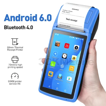 Android 6.0 NFC PDA POS Receipt Bluetooth Printer PDA Thermal Printer 58mm Handheld POS Handheld terminal WIFI Bluetooth 3G PDA
Android 6.0 NFC PDA POS Receipt Bluetooth Printer PDA Thermal Printer 58mm Handheld POS Handheld terminal WIFI Bluetooth 3G PDA
