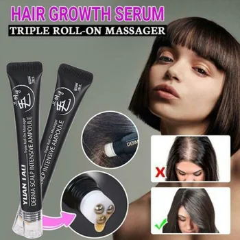 20ml Natural Hairline Portable Moisturizing Hair Growth Serum Home Roll-on Salon Scalp Intensive Anti Loss With Massager Dense 
20ml Natural Hairline Portable Moisturizing Hair Growth Serum Home Roll-on Salon Scalp Intensive Anti Loss With Massager Dense