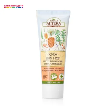 Feet Care Зелёная аптека 3070298 Улыбка радуги ulybka radugi r-ulybka smile rainbow cosmetic Beauty Health good leg foot hygiene cream 75ml
Feet Care Зелёная аптека 3070298 Улыбка радуги ulybka radugi r-ulybka smile rainbow cosmetic Beauty Health good leg foot hygiene cream 75ml