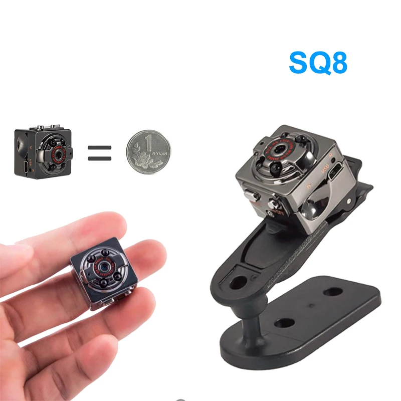 SQ8 HD Mini Camera 1080P Camera Sensor Night Vision Camcorder Micro Video Camera DVR Motion Recorder Support Remote
SQ8 HD Mini Camera 1080P Camera Sensor Night Vision Camcorder Micro Video Camera DVR Motion Recorder Support Remote