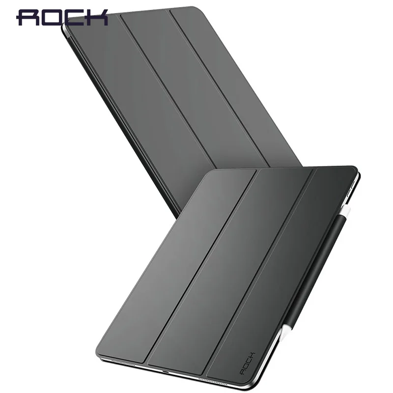ROCK PU Case for iPad Pro 12.9 With Pencil Holder TPU Soft Cover for Magnetic Auto Sleep Wake Protective Case for iPad Pro 11
ROCK PU Case for iPad Pro 12.9 With Pencil Holder TPU Soft Cover for Magnetic Auto Sleep Wake Protective Case for iPad Pro 11