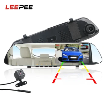 LEEPEE IPS Screen Night Vision Car DVR Dash Camera Driving Recorder Video Reversing Image Dual Channel Rearview Mirror Recorder
LEEPEE IPS Screen Night Vision Car DVR Dash Camera Driving Recorder Video Reversing Image Dual Channel Rearview Mirror Recorder