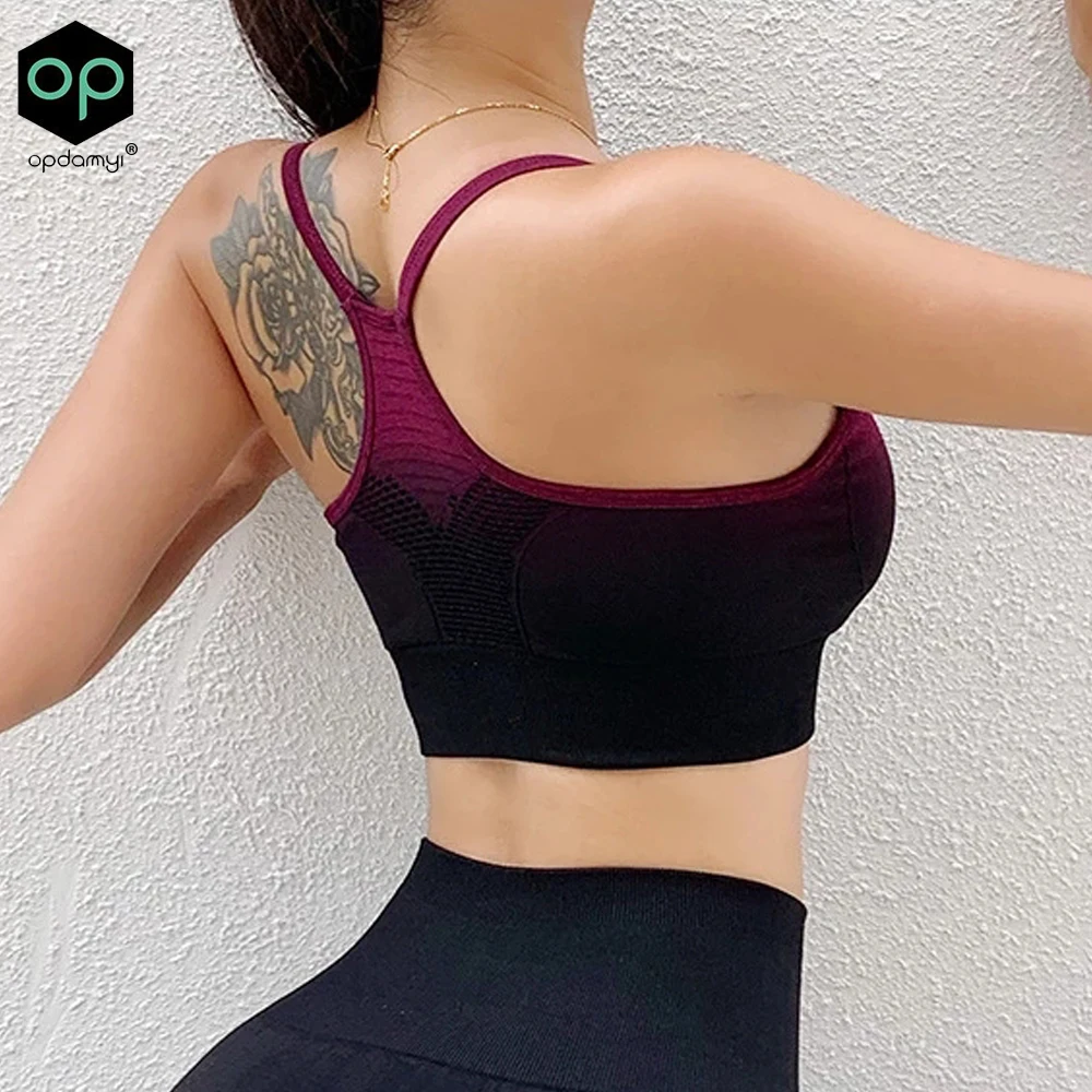 Women Underwear Sexy Strapless Absorb Sweat Shockproof Padded Sports Bra Top Athletic Gym Running Fitness Yoga Sportwears Tops
Women Underwear Sexy Strapless Absorb Sweat Shockproof Padded Sports Bra Top Athletic Gym Running Fitness Yoga Sportwears Tops