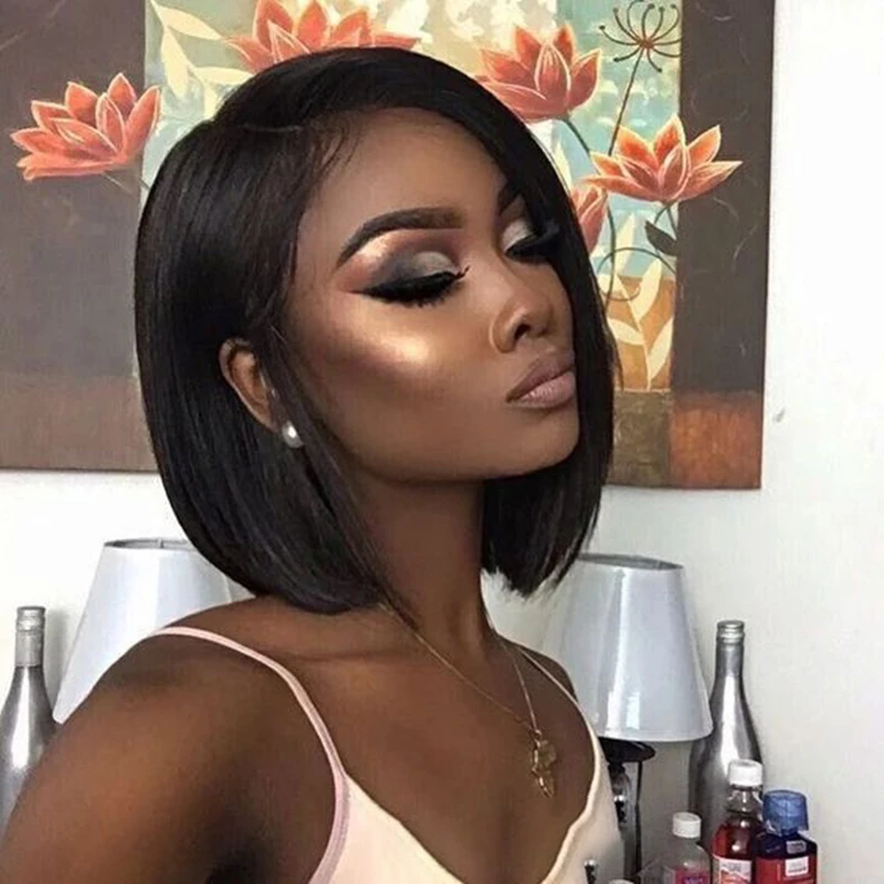 Funmi Hair Brazilian Short Straight Bob Wigs Lace Front Human Hair Wigs Cheap Machine-Made Human Hair Wig Pre-Plucked For Black
Funmi Hair Brazilian Short Straight Bob Wigs Lace Front Human Hair Wigs Cheap Machine-Made Human Hair Wig Pre-Plucked For Black
