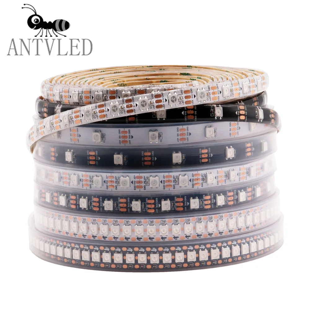 WS2812B WS2812 Samrt RGB Led Pixel Strip Light 5050 30/60/74/96/144LEDs Addressable Individually Led Tape IP30/IP65/IP67 DC5V
WS2812B WS2812 Samrt RGB Led Pixel Strip Light 5050 30/60/74/96/144LEDs Addressable Individually Led Tape IP30/IP65/IP67 DC5V