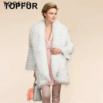 TOPFUR 2019 Luxury Women Natural Raccoon Fur Coat Solid New Design Fashion Fur Outwear With Big Turndown Fur Collar
TOPFUR 2019 Luxury Women Natural Raccoon Fur Coat Solid New Design Fashion Fur Outwear With Big Turndown Fur Collar