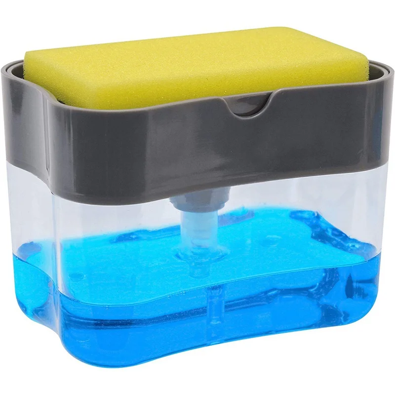 1PC Automatic Soap Dispenser With Cleaning Sponge Storage Grid For Kitchen Household Rectangle Refillable Bottle
1PC Automatic Soap Dispenser With Cleaning Sponge Storage Grid For Kitchen Household Rectangle Refillable Bottle