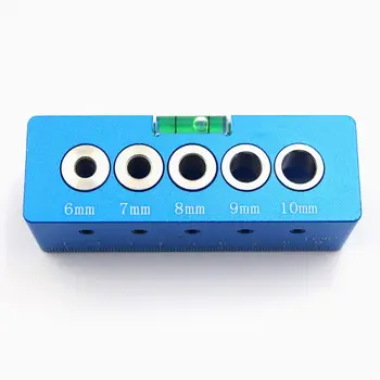 Pocket Hole Jig with Bubble Level 6 7 8 9 10mm Dowel Jig Right Angle Hole Punch Locator Drill Guide Tools For Carpentry 
Pocket Hole Jig with Bubble Level 6 7 8 9 10mm Dowel Jig Right Angle Hole Punch Locator Drill Guide Tools For Carpentry