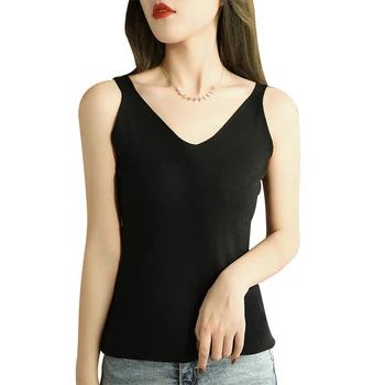 SmpevSuper soft 100%wool Vest can be worn the front or back can be Elegant and sexy V-neck round neck Suitable for all occasions
SmpevSuper soft 100%wool Vest can be worn the front or back can be Elegant and sexy V-neck round neck Suitable for all occasions