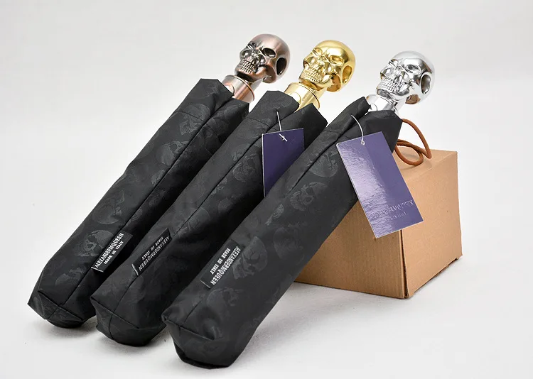 Heng li Skull Three-fold Umbrella Automatic Folding Umbrella Cool UV-Protection College Style Gift Umbrella Factory Straight
Heng li Skull Three-fold Umbrella Automatic Folding Umbrella Cool UV-Protection College Style Gift Umbrella Factory Straight