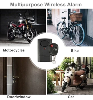 Wireless Motorcycle Bicycle Alarm Security Anti-Theft Alarm With Remote Control IP55 Waterproof 93 DB Waterproof Alarm System
Wireless Motorcycle Bicycle Alarm Security Anti-Theft Alarm With Remote Control IP55 Waterproof 93 DB Waterproof Alarm System