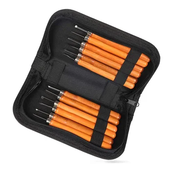 Wood Carving Tools,12 Set Professional Steel Carving Chisels Knife Kit for DIY Sculpture Carpenter Experts & Beginners
Wood Carving Tools,12 Set Professional Steel Carving Chisels Knife Kit for DIY Sculpture Carpenter Experts & Beginners
