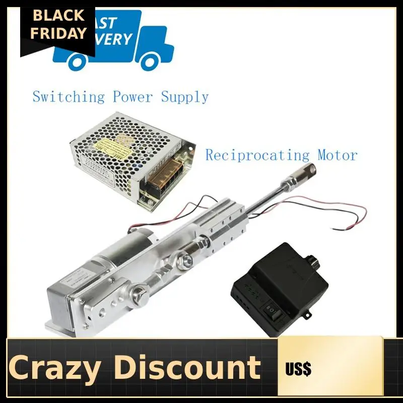 More Powerful DIY Linear Actuator Set DC 12 24V Reciprocating Motor Switching Power Supply+ PWM Speed Controller Fast Shipping
More Powerful DIY Linear Actuator Set DC 12 24V Reciprocating Motor Switching Power Supply+ PWM Speed Controller Fast Shipping
