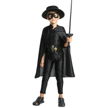 Halloween cosplay Zorro cosplay costume parent-child dress up cool costume masquerade props costume suit
Halloween cosplay Zorro cosplay costume parent-child dress up cool costume masquerade props costume suit