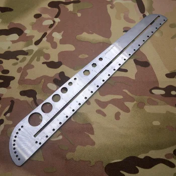 Multifunction Ruler Stainless Steel Compasses Protractor Hexagon Ruler Scale Tool
Multifunction Ruler Stainless Steel Compasses Protractor Hexagon Ruler Scale Tool