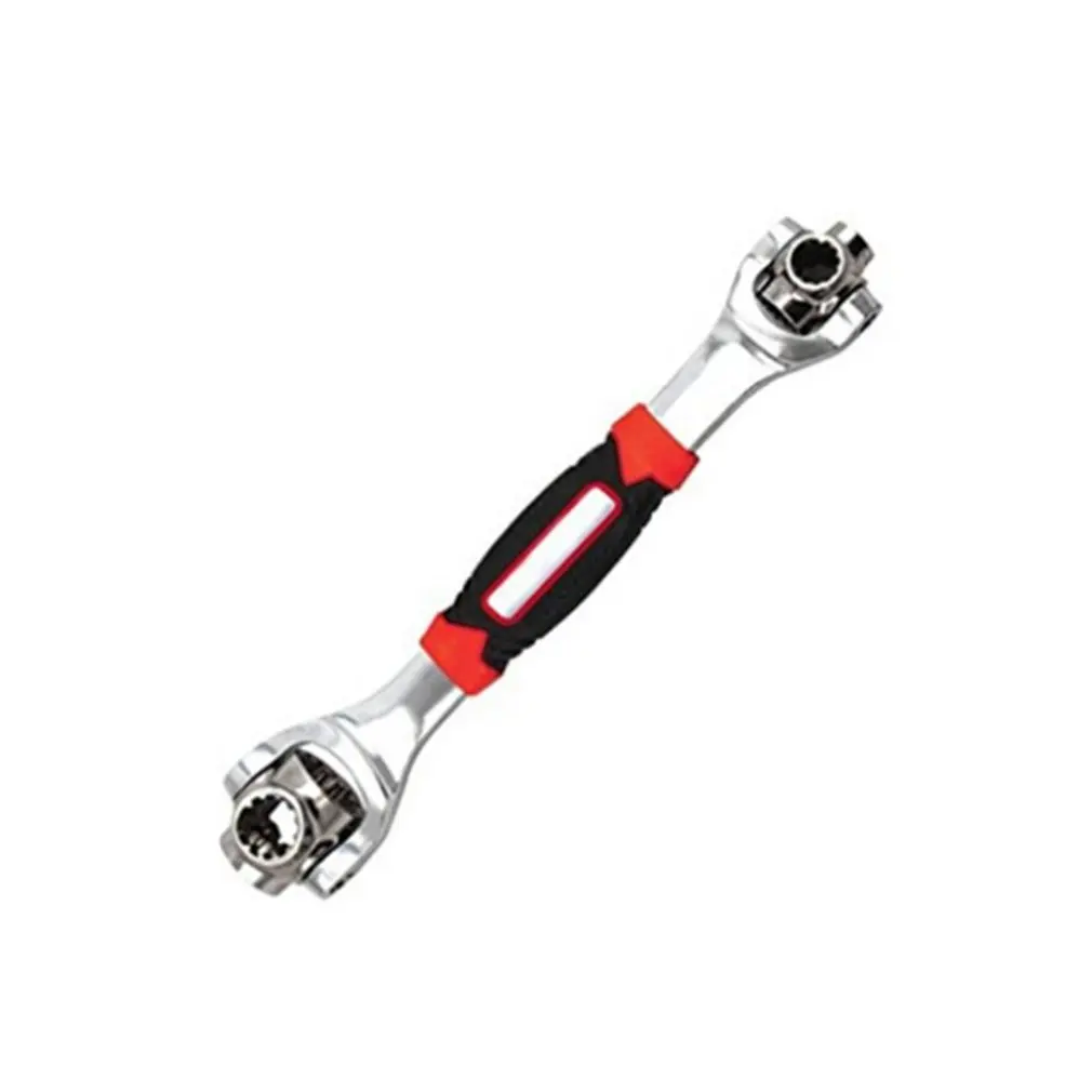 48 in 1 Multifunctional 360 Degree Revolving Rotate Wrench Socket Stainless Steel Universal Wrench Works With Spline Bolts
48 in 1 Multifunctional 360 Degree Revolving Rotate Wrench Socket Stainless Steel Universal Wrench Works With Spline Bolts