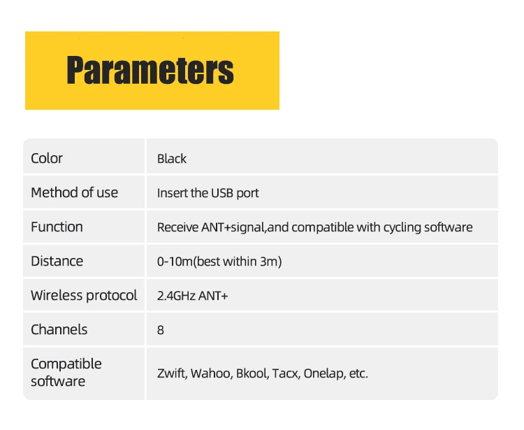 THINKRIDER ANT+ USB Enhanced Transmitter Receiver Compatible Garmin Bicycle Computer ANT Stick Speed Cadence Sensor THINKRIDER ANT+ USB Enhanced Transmitter Receiver Compatible Garmin Bicycle Computer ANT Stick Speed Cadence Sensor