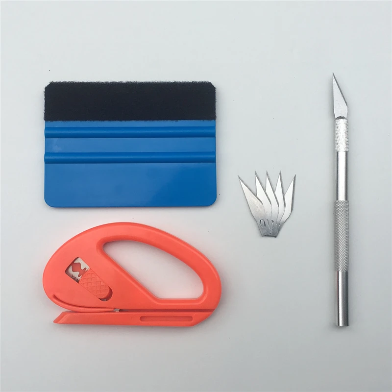 Vinyl Car Wrap Tool Felt Squeegee Snitty Cutter Knife Car Decal Wall Sticker Glass Film Tools
Vinyl Car Wrap Tool Felt Squeegee Snitty Cutter Knife Car Decal Wall Sticker Glass Film Tools