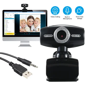 HD Webcam 1080p Web Camera PC Laptop Computer Desktop Clip-On Web Camare with Microphone USB Webcam For Video Conference Calling
HD Webcam 1080p Web Camera PC Laptop Computer Desktop Clip-On Web Camare with Microphone USB Webcam For Video Conference Calling