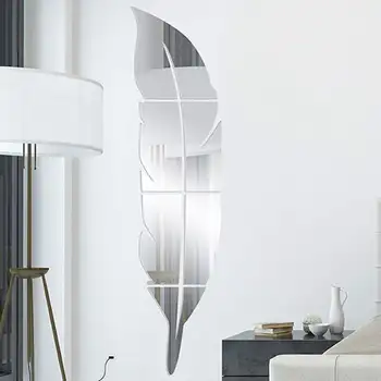 3D Mirror Vinyl Feather Wall Sticker Removable Feather Mirror Wall Stickers Decal Art Vinyl Home Room Decoration
3D Mirror Vinyl Feather Wall Sticker Removable Feather Mirror Wall Stickers Decal Art Vinyl Home Room Decoration