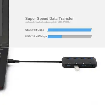 4 Ports USB C HUB 3.0 Type-c Splitter High Speed Data Transfer Splitter ExpanderFor PC Laptop Mobile Phone U Disk
4 Ports USB C HUB 3.0 Type-c Splitter High Speed Data Transfer Splitter ExpanderFor PC Laptop Mobile Phone U Disk
